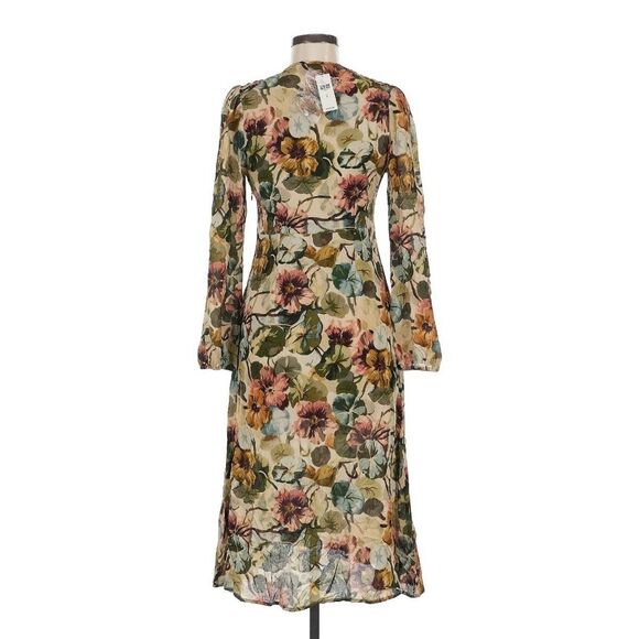 Ottod'Ame Valeria Floral Midi Dress Sz. 6 - Picture 3 of 9